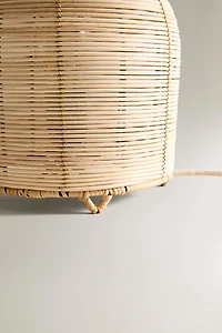 RATTAN TABLE LAMP