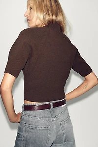 RIB KNIT SWEATER