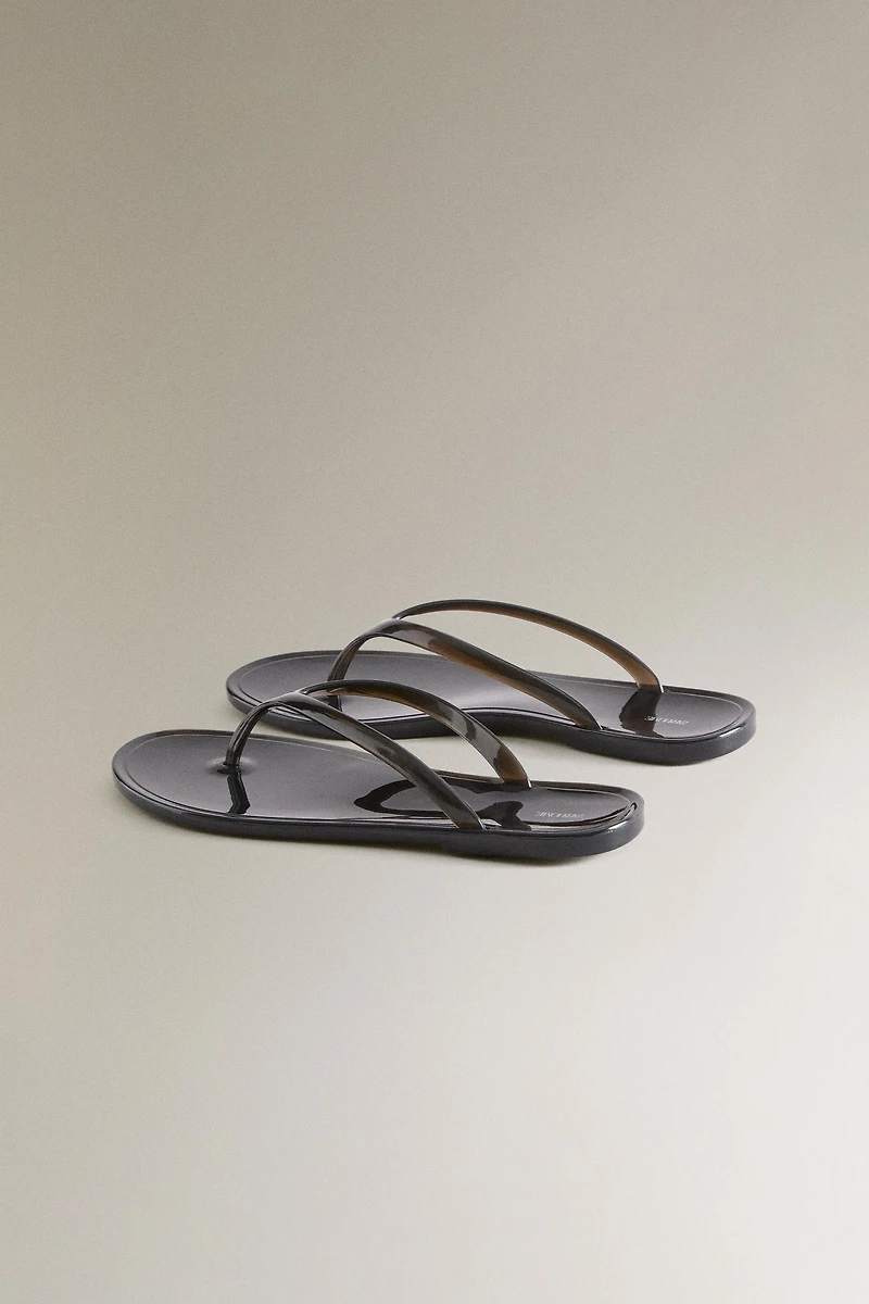 FLAT JELLY SANDALS
