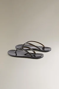 FLAT JELLY SANDALS