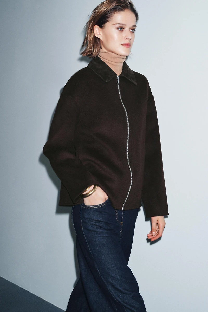 WOOL ZW COLLECTION JACKET