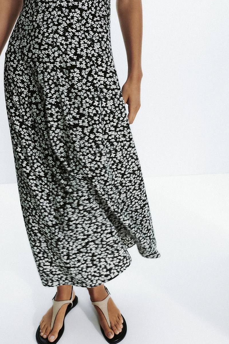ROBE MIDI IMPRIMÉE FLORALE