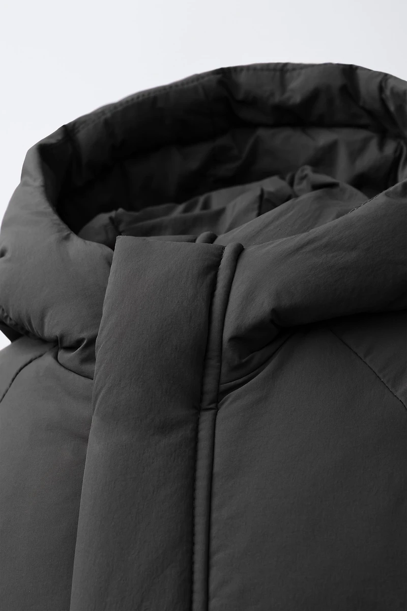 FEATHER DOWN WATER REPELLENT PUFFER COAT