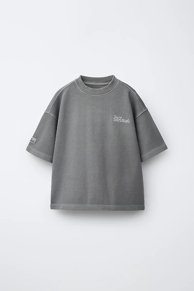 GARMENT DYE INTERLOCK T-SHIRT