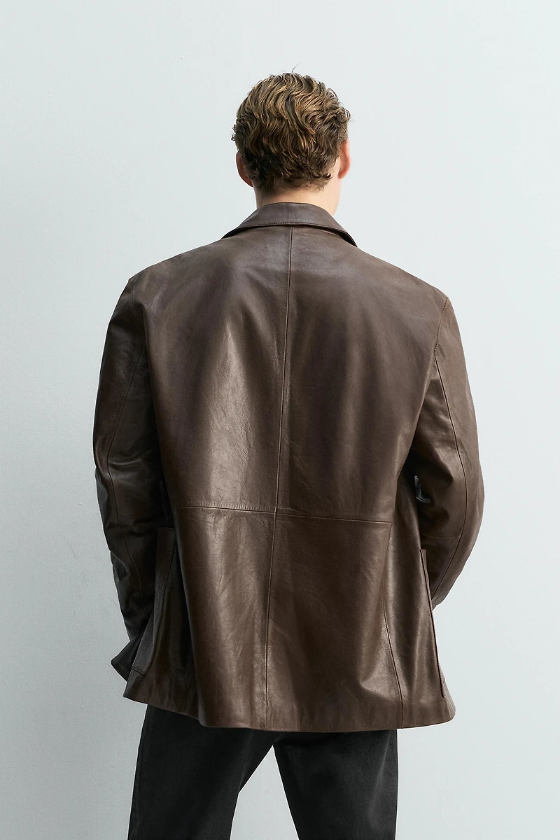LIMITED EDITION LEATHER BLAZER