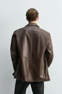 LIMITED EDITION LEATHER BLAZER