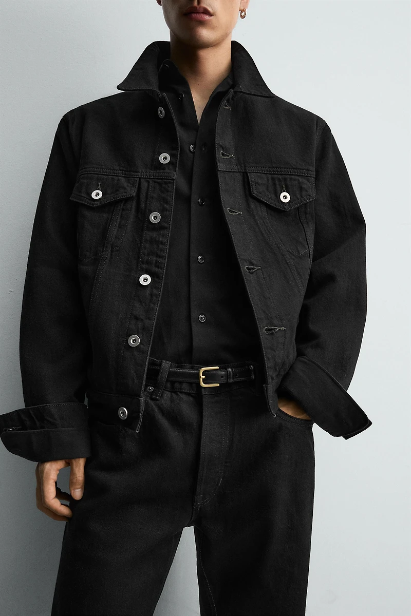 CROPPED FIT LIMITED EDITION DENIM JACKET