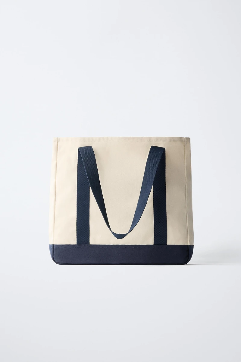 PATCHED SHOPPER BAG
