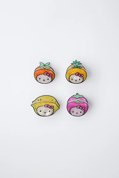 PACK OF FOUR HELLO KITTY © SANRIO FRUIT HAIR CLIPS