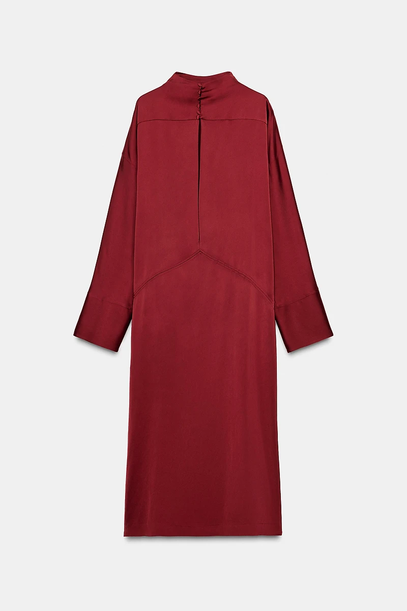 ROBE SATINÉE À NŒUD ZW COLLECTION
