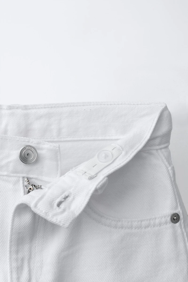 BARREL JEANS WITH CUFFED HEM