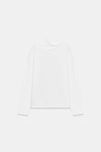 LONG SLEEVE HANDKERCHIEF T-SHIRT