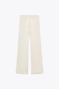 PANTALON SATINÉ TAILLE HAUTE