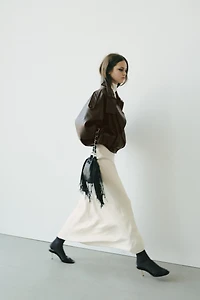 BLOUSON EN MATIÈRE SYNTHÈTIQUE