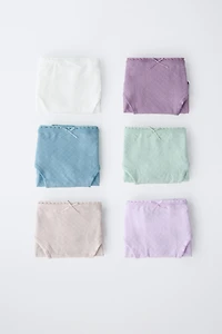 AGES 2-6/ SIX-PACK OF STRUCTURED UNDERWEAR