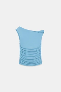 DRAPED ASYMMETRIC TOP