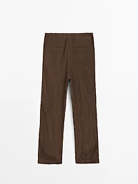 Pinstripe trousers