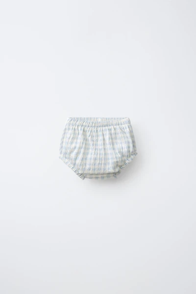 TEXTURED GINGHAM BOTTOMS