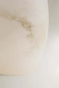 GOBELET PORTE-BROSSES À DENTS EN ALBÂTRE
