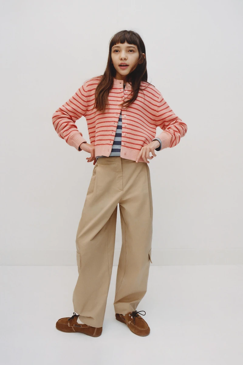 STRIPED CARDIGAN