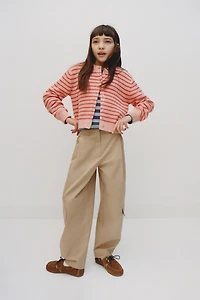 STRIPED CARDIGAN