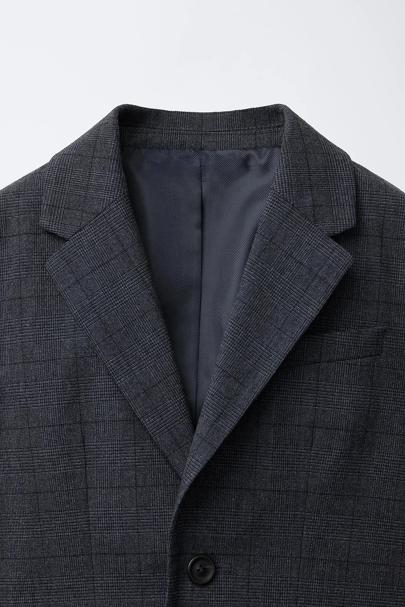 VESTE DE COSTUME À CARREAUX