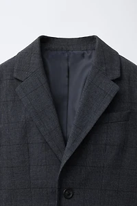 VESTE DE COSTUME À CARREAUX