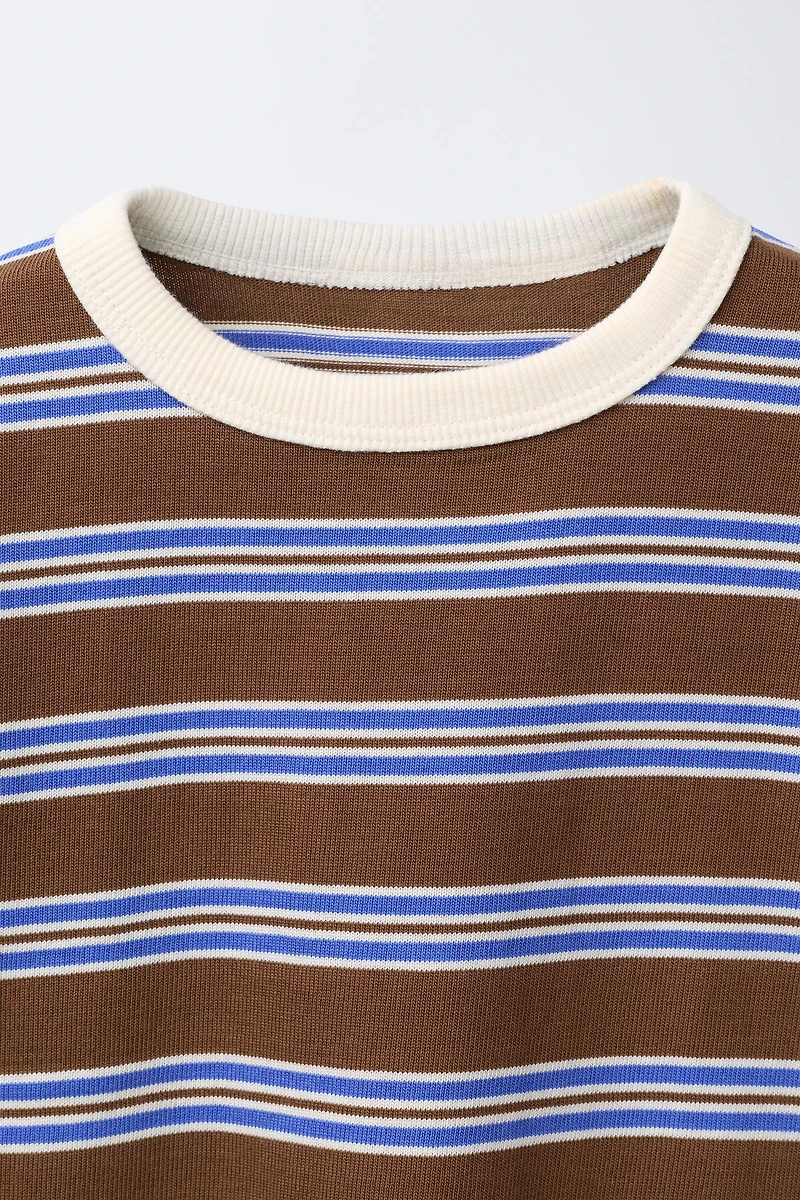 HEAVYWEIGHT STRIPED T-SHIRT