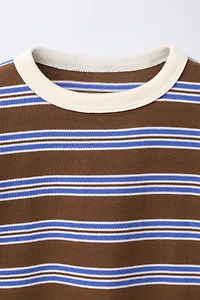 HEAVYWEIGHT STRIPED T-SHIRT