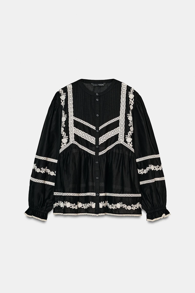 ZW COLLECTION EMBROIDERED BLOUSE