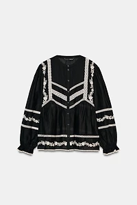 ZW COLLECTION EMBROIDERED BLOUSE