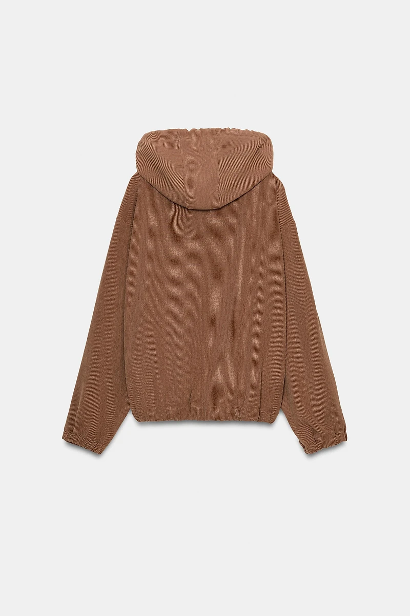 HOODIE BOMBER JACKET