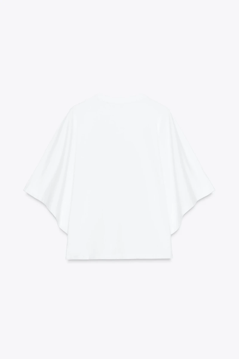 CAPE SLEEVE T-SHIRT