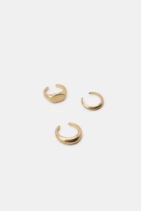 3-PACK SIGNET TOE RINGS