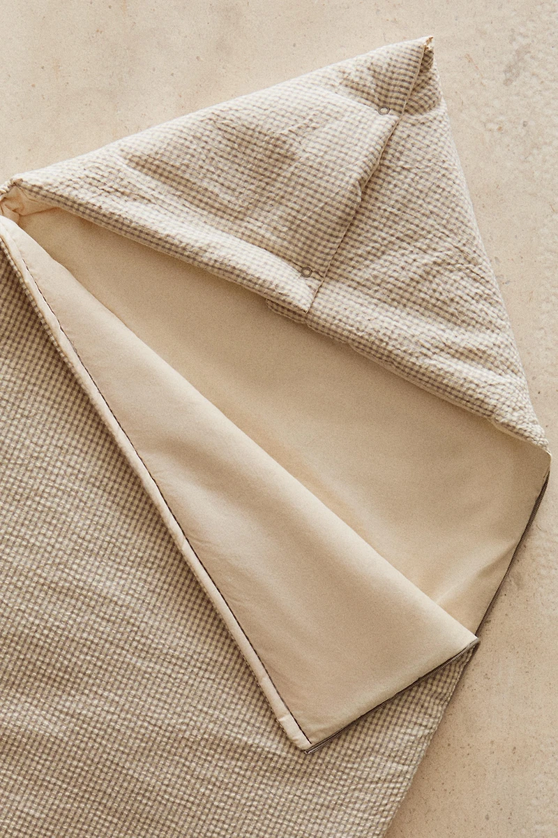 GINGHAM CARRYCOT BABY WRAP