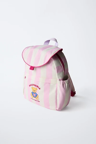 STRIPED BACKPACK