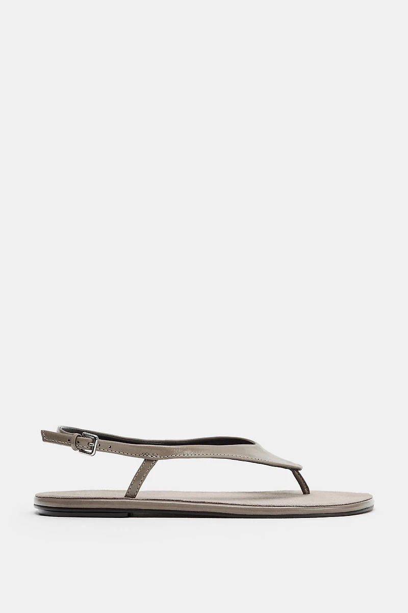 LIMITED EDITION FLAT LEATHER SANDALS