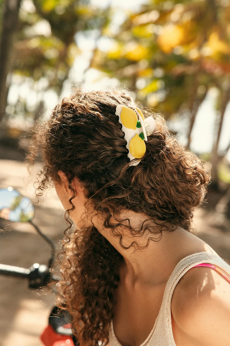 PINCE À CHEVEUX CITRONS