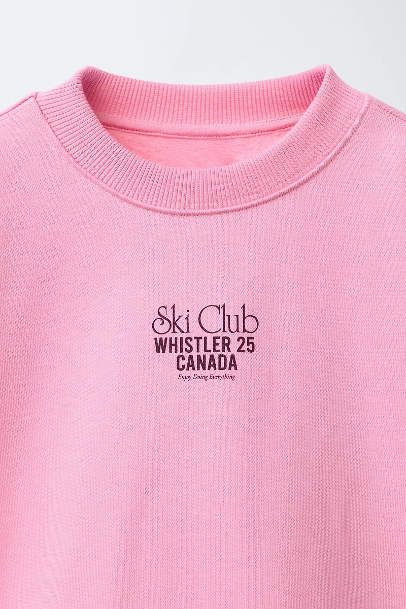 SWEAT À IMPRIMÉ SKI