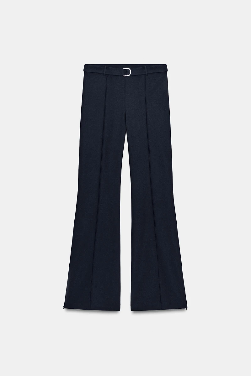 PANTALON AVEC CEINTURE EN CRÊPE