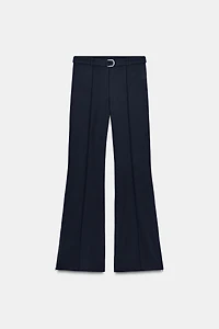 PANTALON AVEC CEINTURE EN CRÊPE