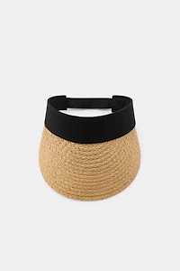 CONTRAST STRAP HEADBAND VISOR