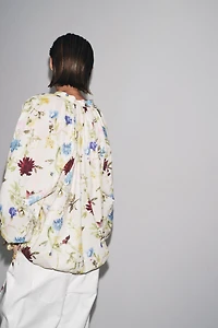 ZW COLLECTION FLORAL PRINT SHIRT