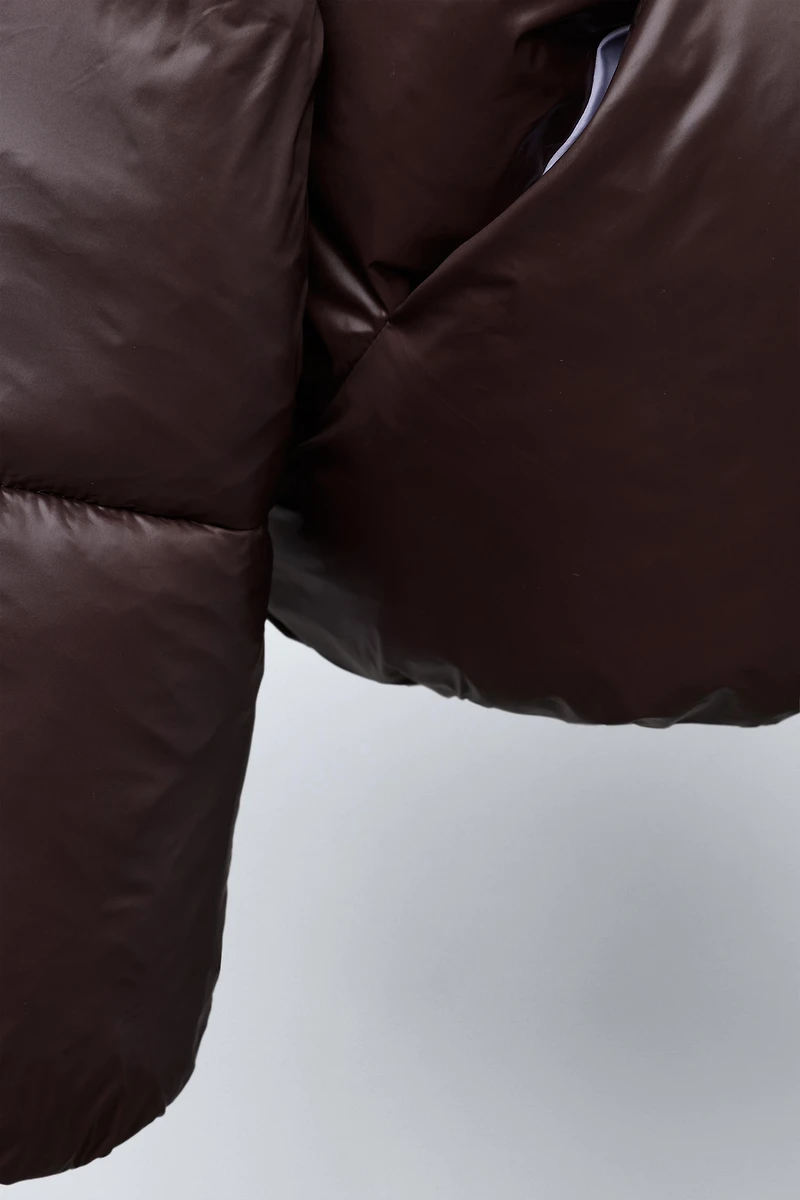 CHAMPION ® X ZARA EMBROIDERED PUFFER JACKET