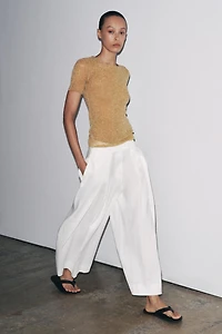 METALLIC SHORT SLEEVE T-SHIRT