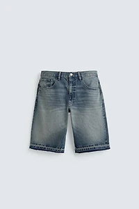 RELAXED FIT DENIM SHORTS