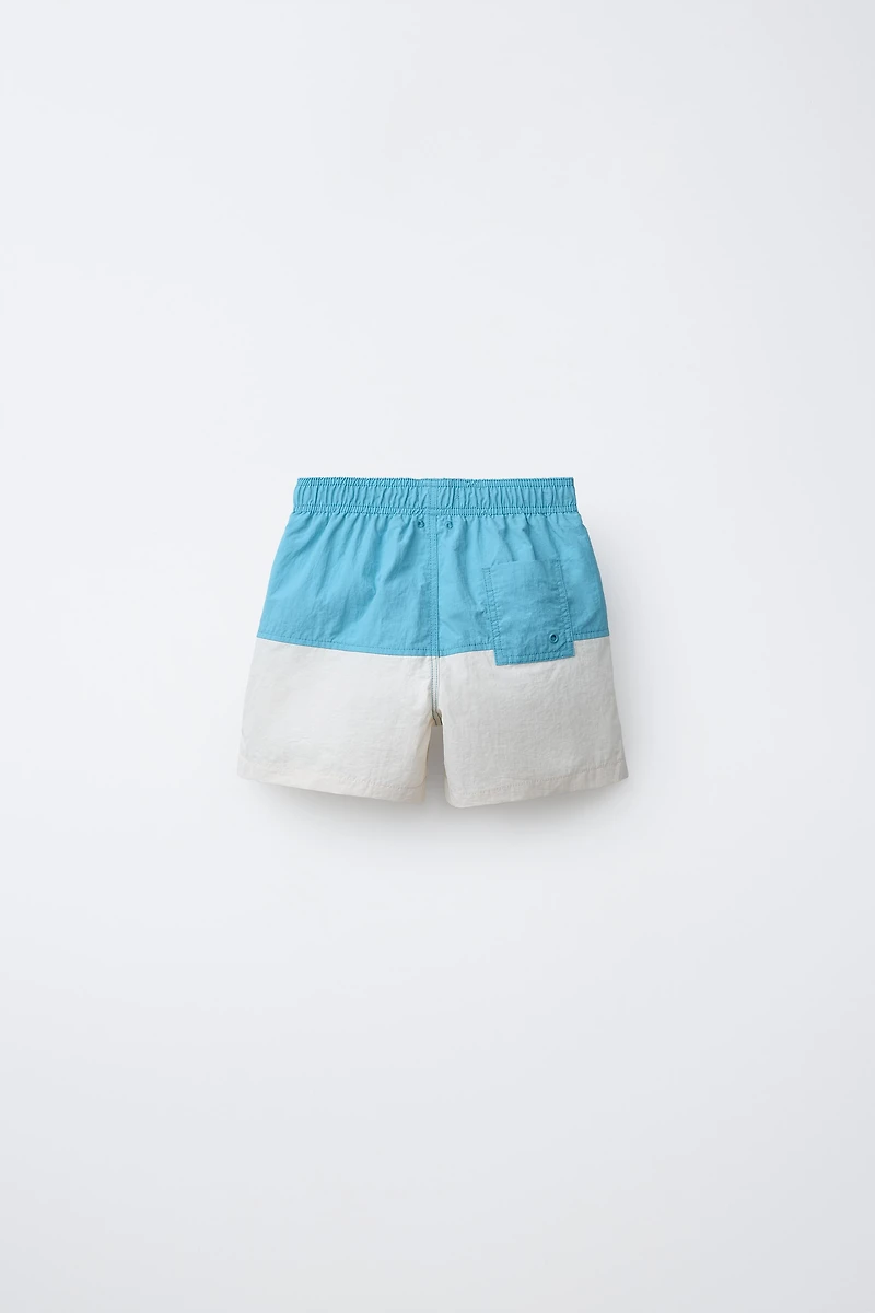 6-14 YEARS / COLORBLOCK SWIM SHORTS
