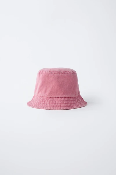 WASHED EFFECT BUCKET HAT