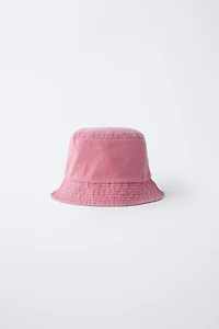 WASHED EFFECT BUCKET HAT