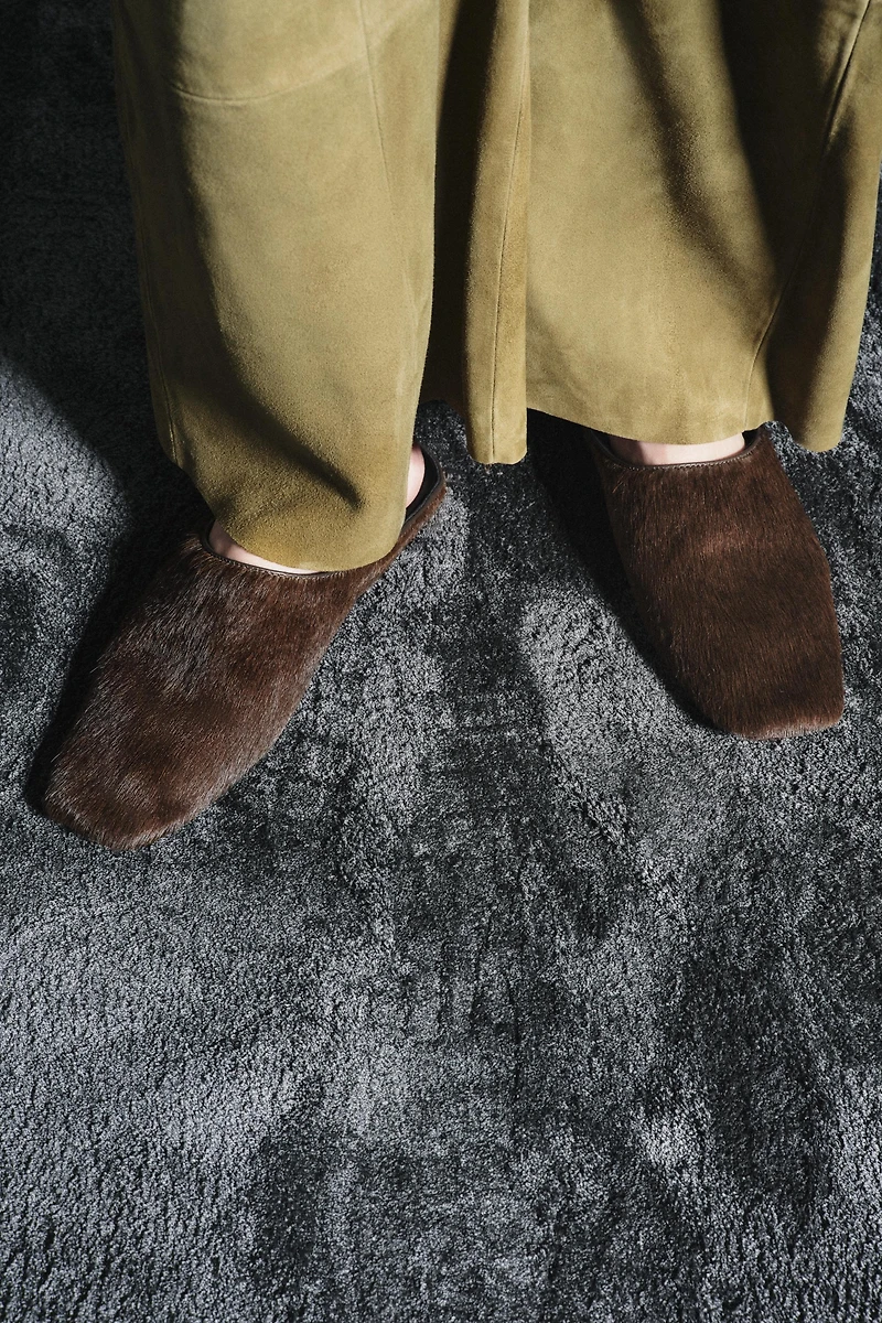 LIMITED EDITION LEATHER MULE SHOES